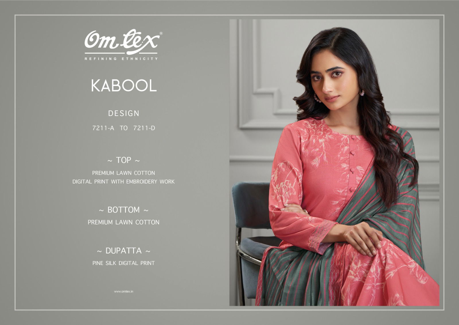 Kabool By Omtex Lawn Cotton Designer Salwar Kameez Wholesale Price In Surat